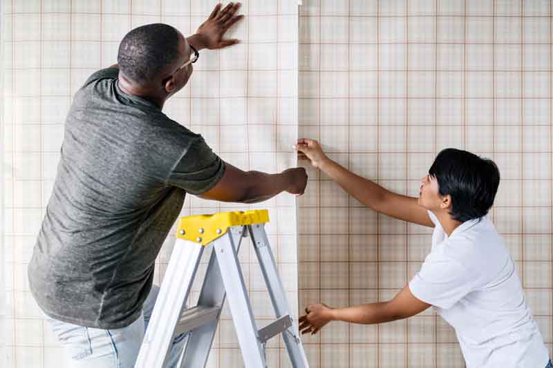 Wallpaper installation service